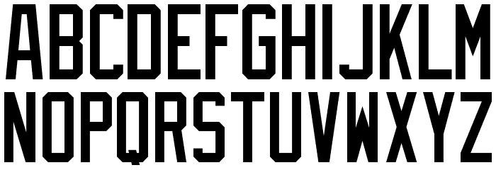 NHL Pittsburgh Font LOWERCASE