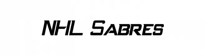 NHL Sabres  Frei Schriftart Herunterladen