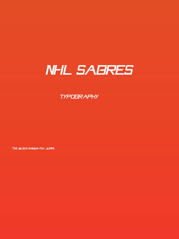 NHL Sabres Poster