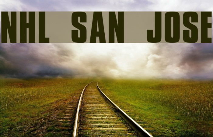 NHL San Jose Font examples
