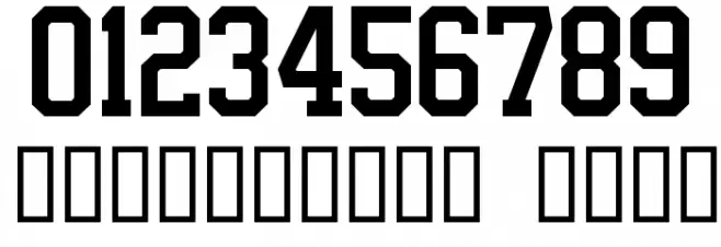 NHL St Louis Font OTHER CHARS