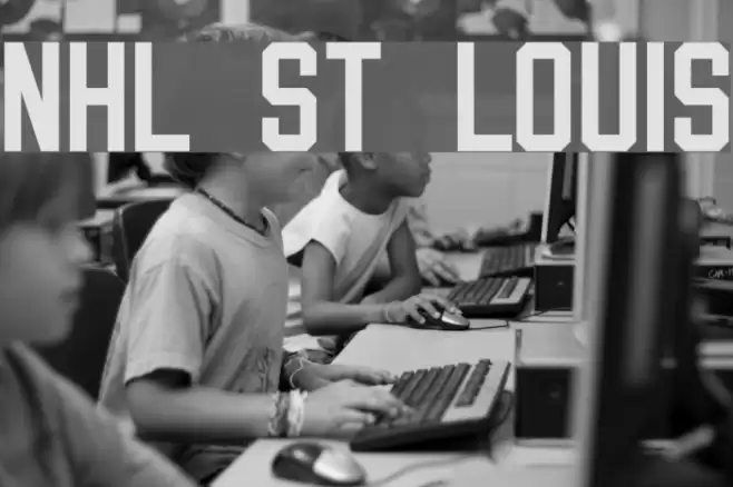 NHL St Louis Font examples