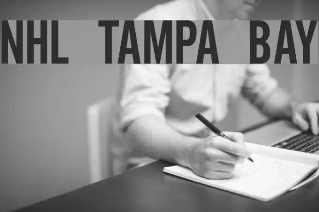 NHL Tampa Bay Font examples