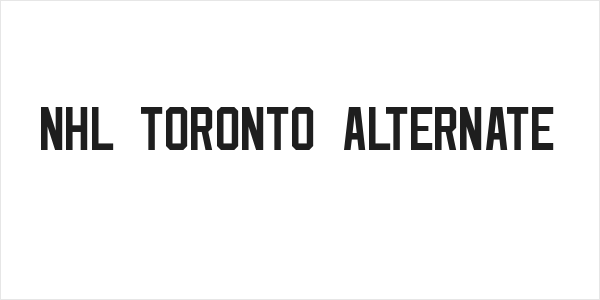 NHL Toronto Alternate Logo
