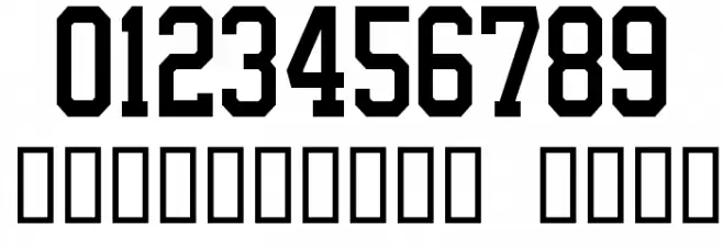 NHL Toronto Font OTHER CHARS