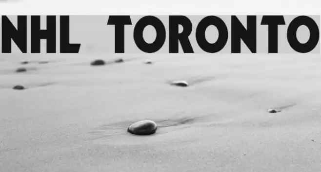 NHL Toronto Font examples