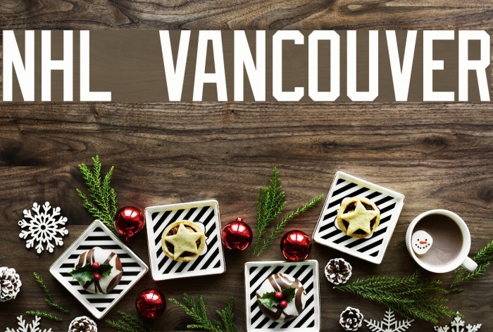 NHL Vancouver Font examples
