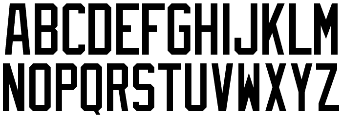 NHL Vancouver Font LOWERCASE