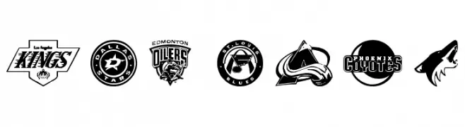 NHL WEST  Скачать бесплатные шрифты