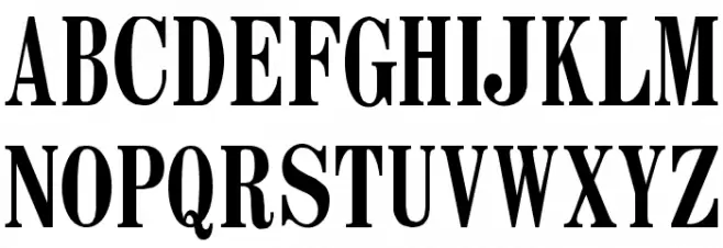 NHL Washington Font UPPERCASE