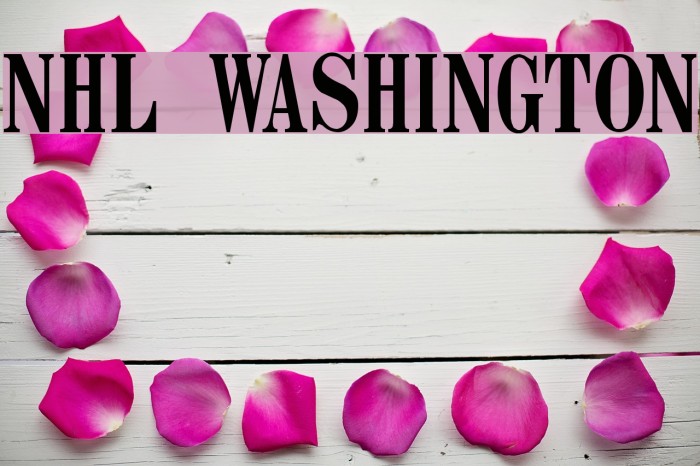 NHL Washington Font examples