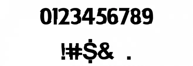 NHL Wild Font OTHER CHARS