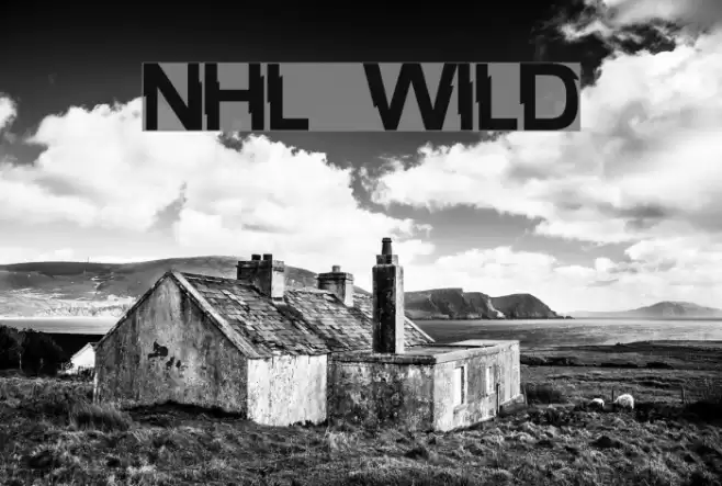 NHL Wild Font examples