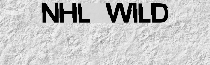 NHL Wild Font examples