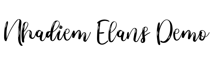 Nhadiem Elans Demo  font caratteri gratis