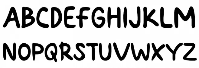 Nhaturlhy Font UPPERCASE