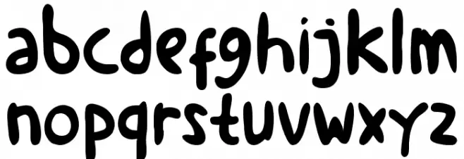 Nhaturlhy Caratteri MINUSCOLO