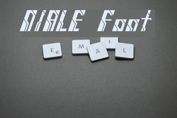 NIALE Font examples