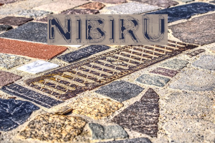 NIBIRU Font examples