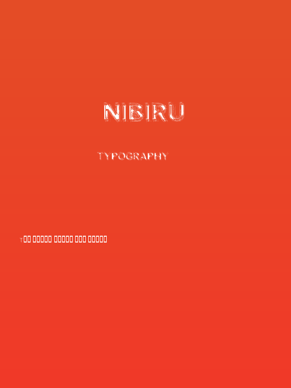 NIBIRU Poster
