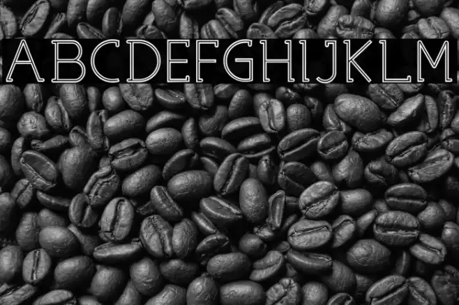 NICOLLS DEMO Outline Font examples