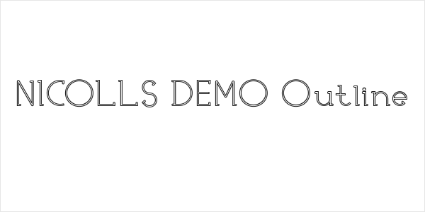 NICOLLS DEMO Outline Logo