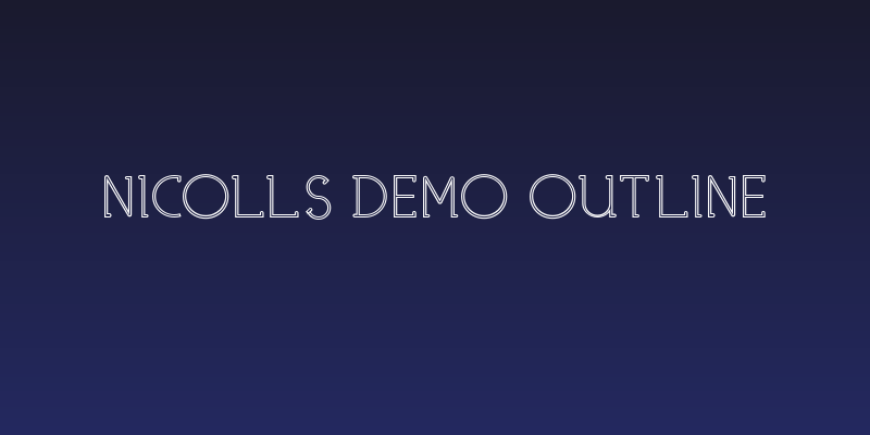 NICOLLS DEMO Outline Social Header