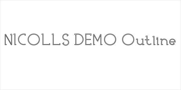 NICOLLS DEMO Outline Logo