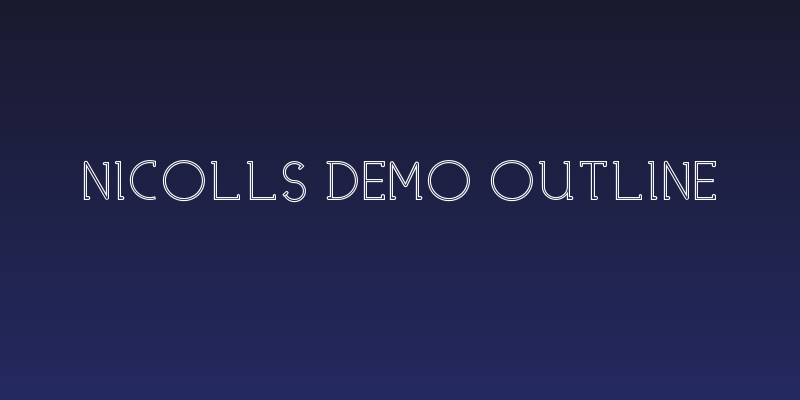 NICOLLS DEMO Outline Social Header