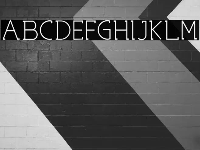 NICOLLS DEMO Font examples