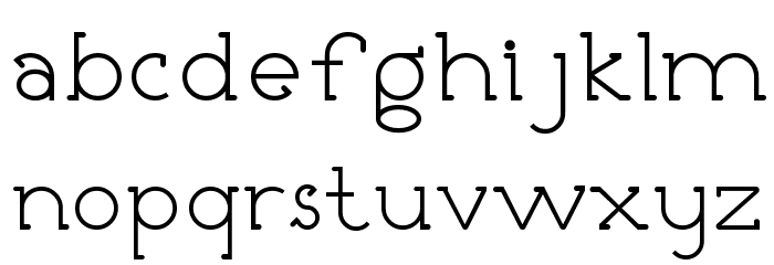 NICOLLS DEMO Font LOWERCASE
