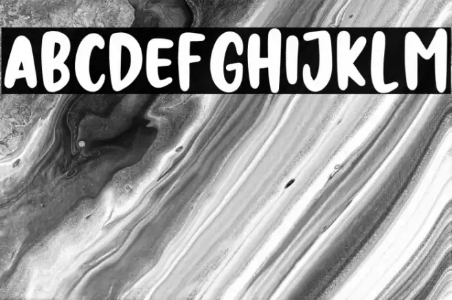 NIGHT HUNTER Font examples