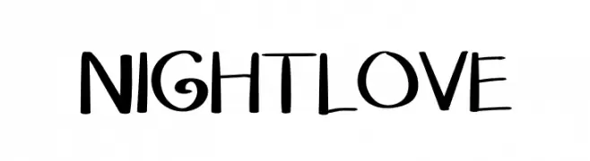 NIGHT LOVE  font caratteri gratis