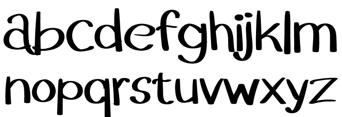 NIGHT LOVE Font LOWERCASE