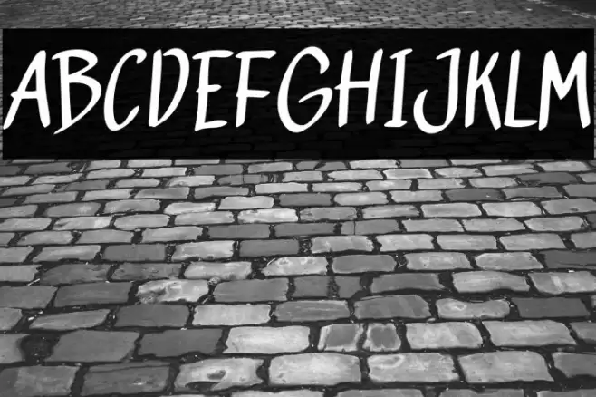 NIGHTBURN フォント examples