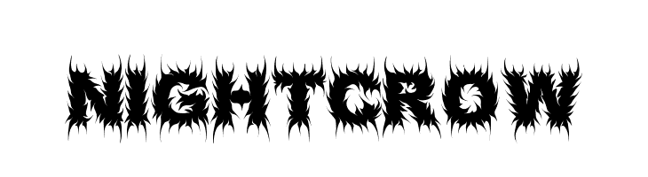 NIGHTCROW  font caratteri gratis
