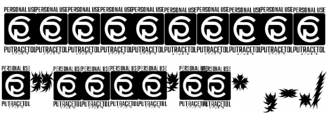 NIGHTCROW Font OTHER CHARS