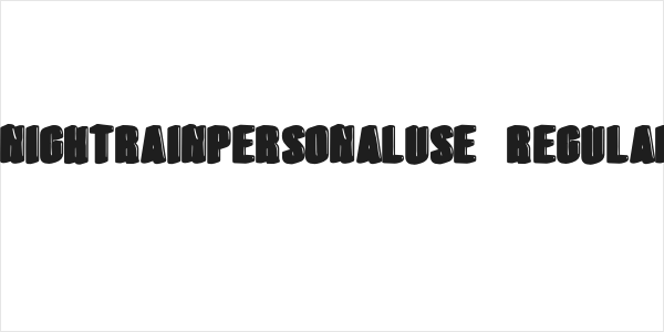 NIGHTRAINPERSONALUSE-Regular Logo