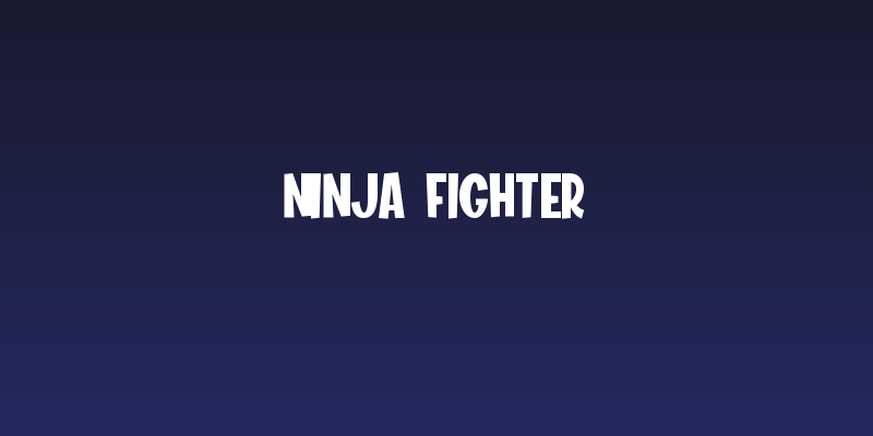 NINJA FIGHTER Social Header