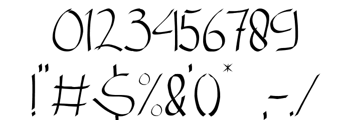 NINJA WARRIOR Font OTHER CHARS