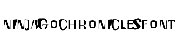 NINJAGOCHRONICLESFONT  Frei Schriftart Herunterladen