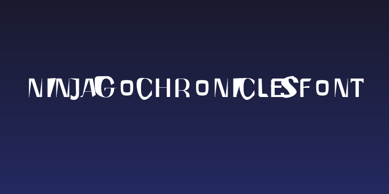 NINJAGOCHRONICLESFONT Social Header