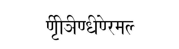 NIRI HINDI  Normal  font caratteri gratis