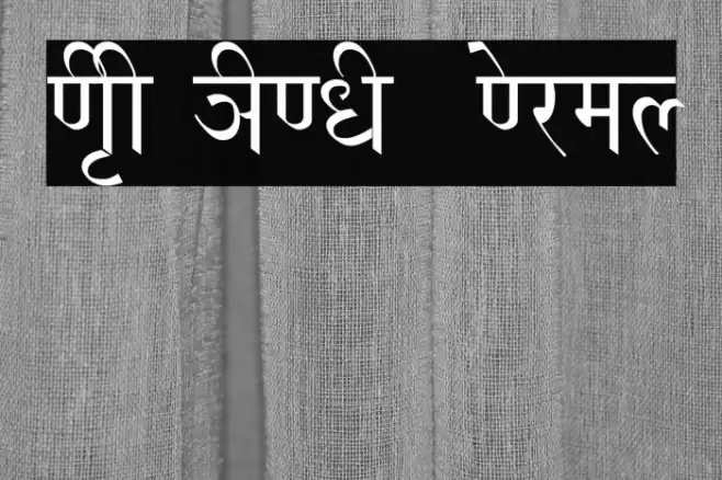 NIRI HINDI  Normal Font examples