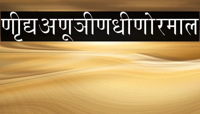 NIRVANU HINDI Normal Example 3