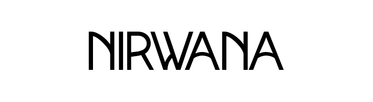 NIRWANA  Free Fonts Download