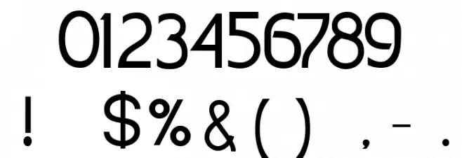 NIRWANA Font OTHER CHARS