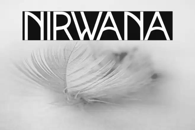 NIRWANA Font examples