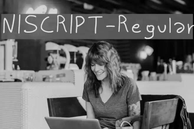 NISCRIPT-Regular Font examples
