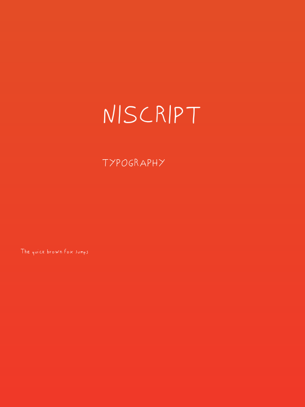 NISCRIPT Poster